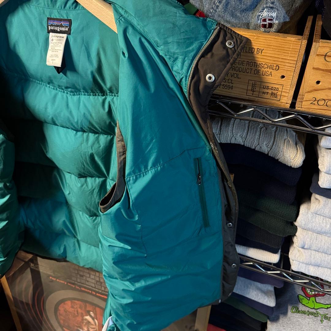 良品 キャンプに Y2K patagonia パタゴニア ダウンベスト L