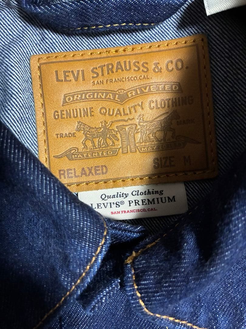 Levi’s premium 1st 501 セットアップセルビッチ　赤耳　大戦