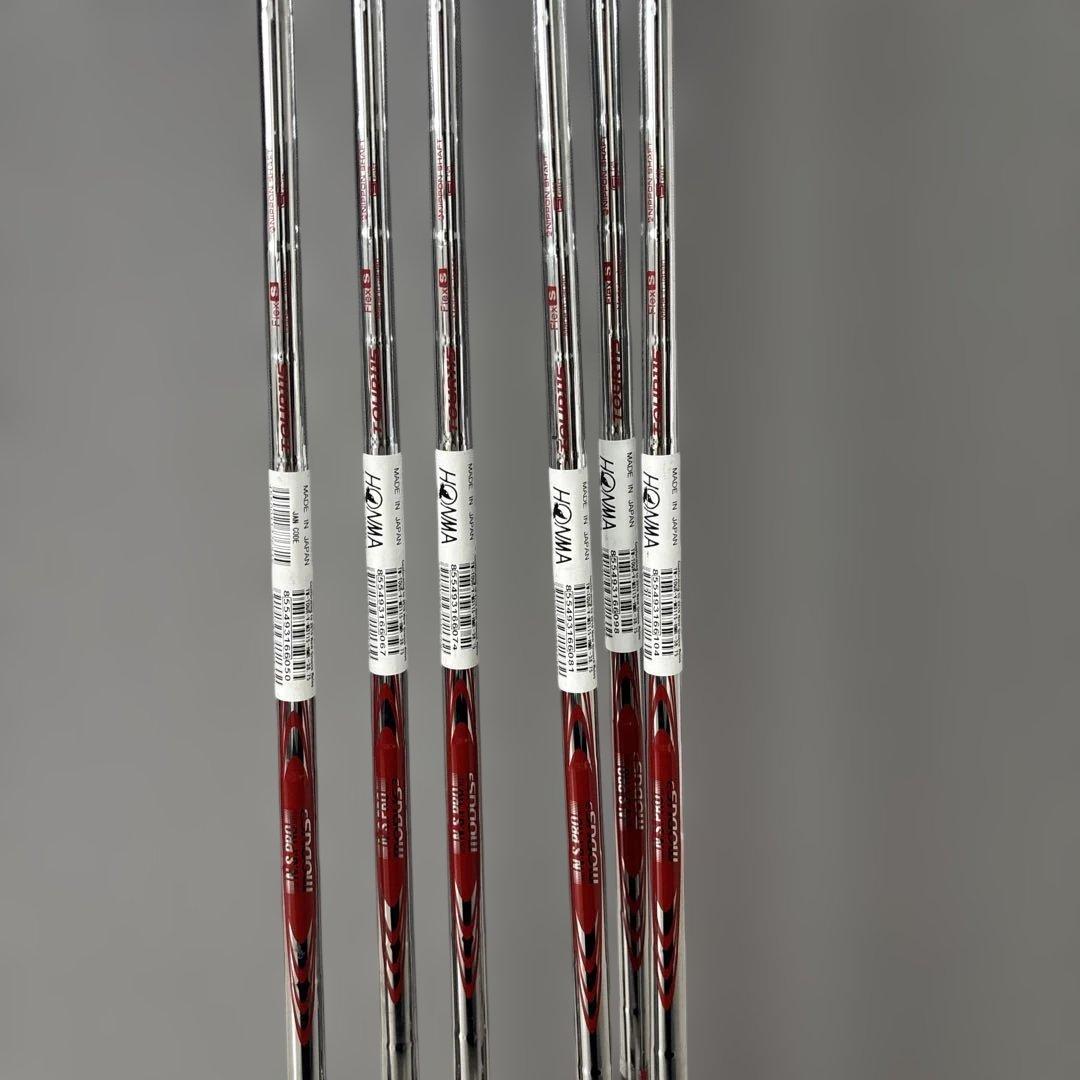 【新品未使用】ホンマ T//WORLD TOUR V アイアン #5〜PW