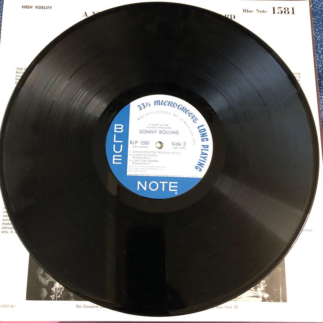 ［名盤］BLUE NOTE ソニー・ロリンズ ヴィレッジ・ヴァンガードの夜 LP