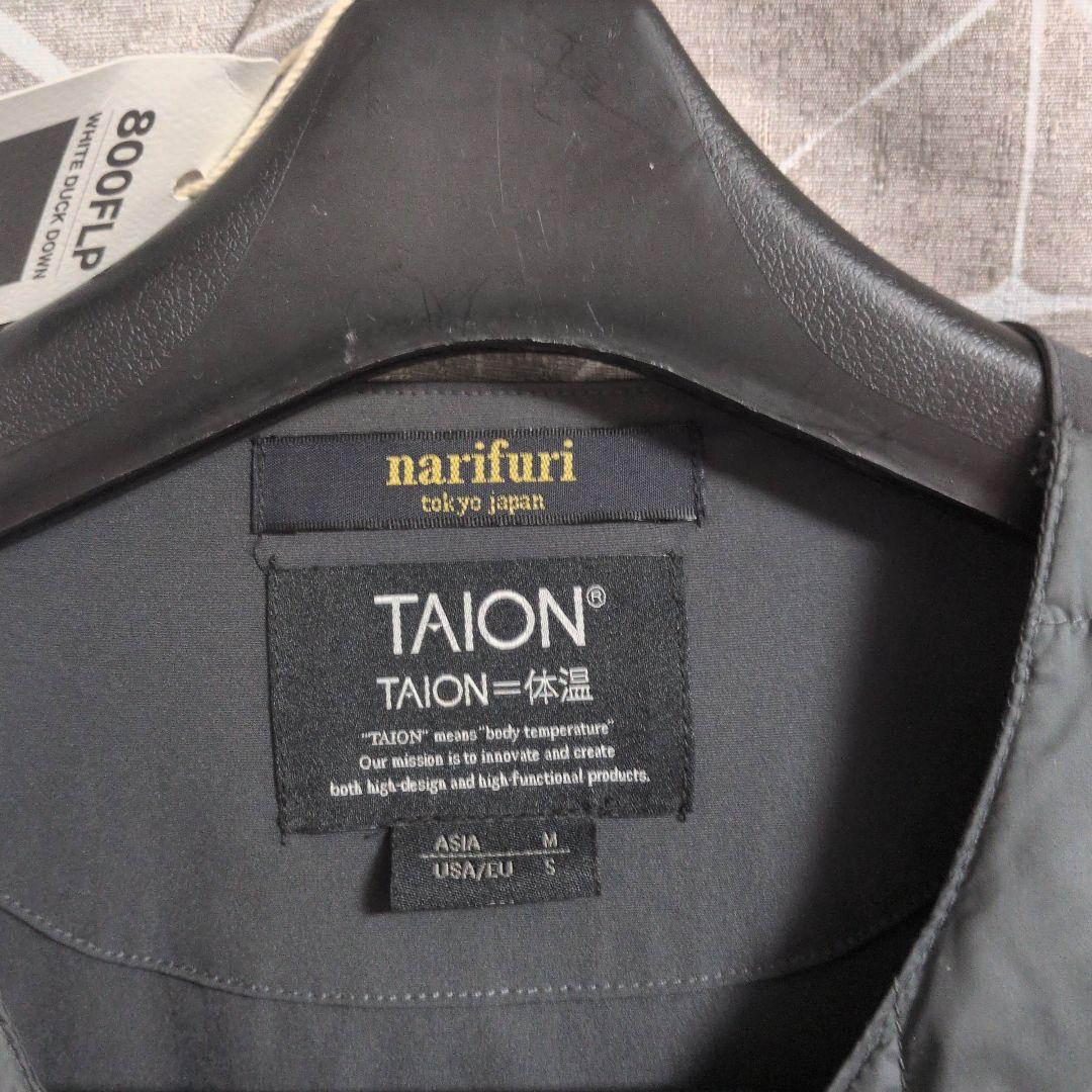 narifuri × TAION クルーネックサイクルインナーダウンベスト M