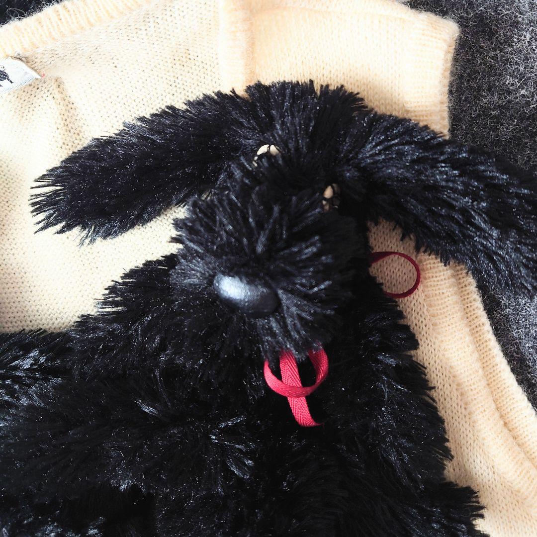 ★n アルベロベロ カーディガン ぬいぐるみ 犬 毛 アニマル ボタン 前開き