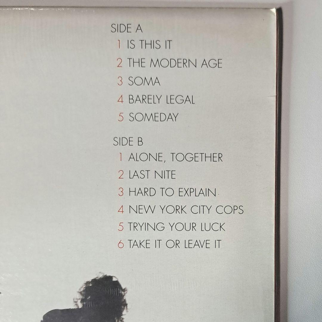シュリンク付　The Strokes　Is This It　オリジナル盤　LP