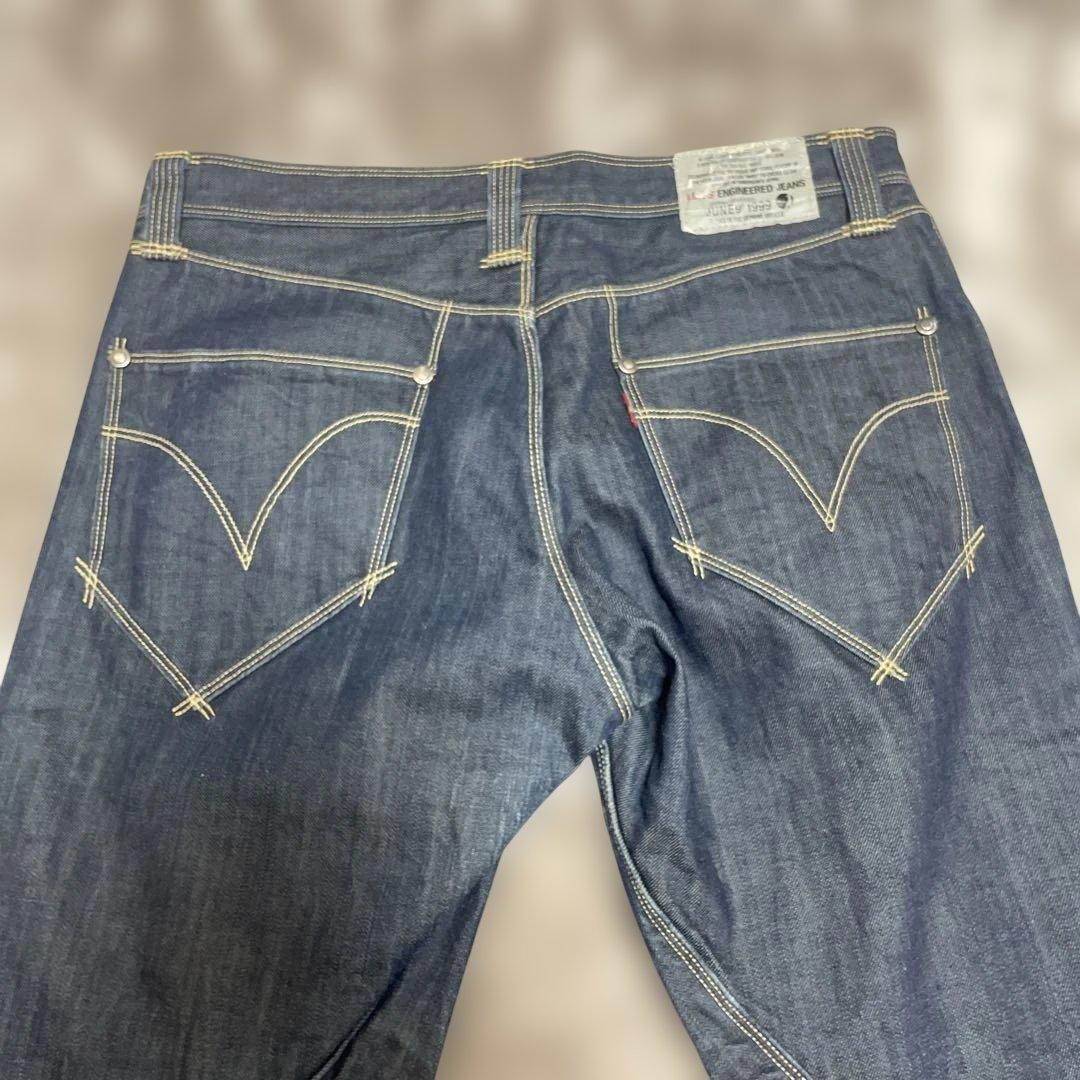 初期モデル LEVI'S ENGINEERED JEANS ダークブルー 33