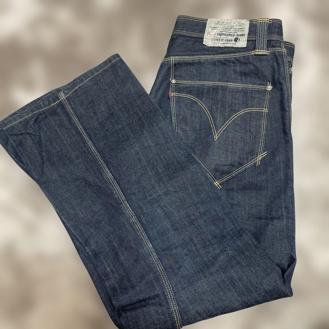 初期モデル LEVI'S ENGINEERED JEANS ダークブルー 33