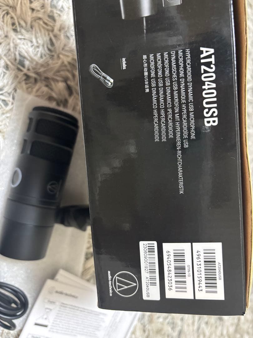 audio-technica AT2040USB マイク　超美品