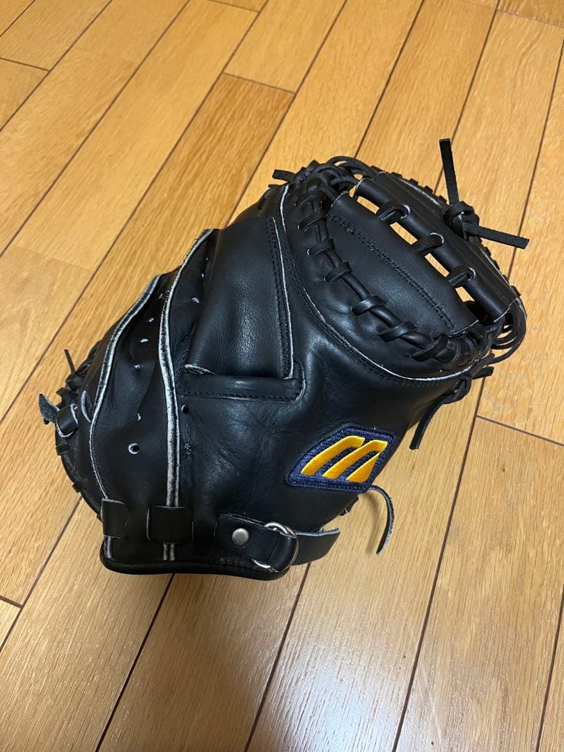 ひ*ょ様 Mizuno World Winキャッチャーミット黒 軟式用