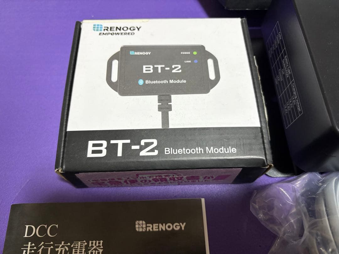 RENOGY レノジー DCC MPPT 走行充電器 30AとBT-2