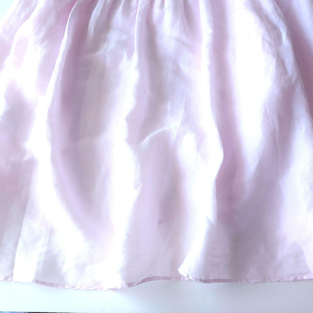 2024イエナIENA　ラミーリヨセルフェミニンシャツ　ピンク　38　リネン麻