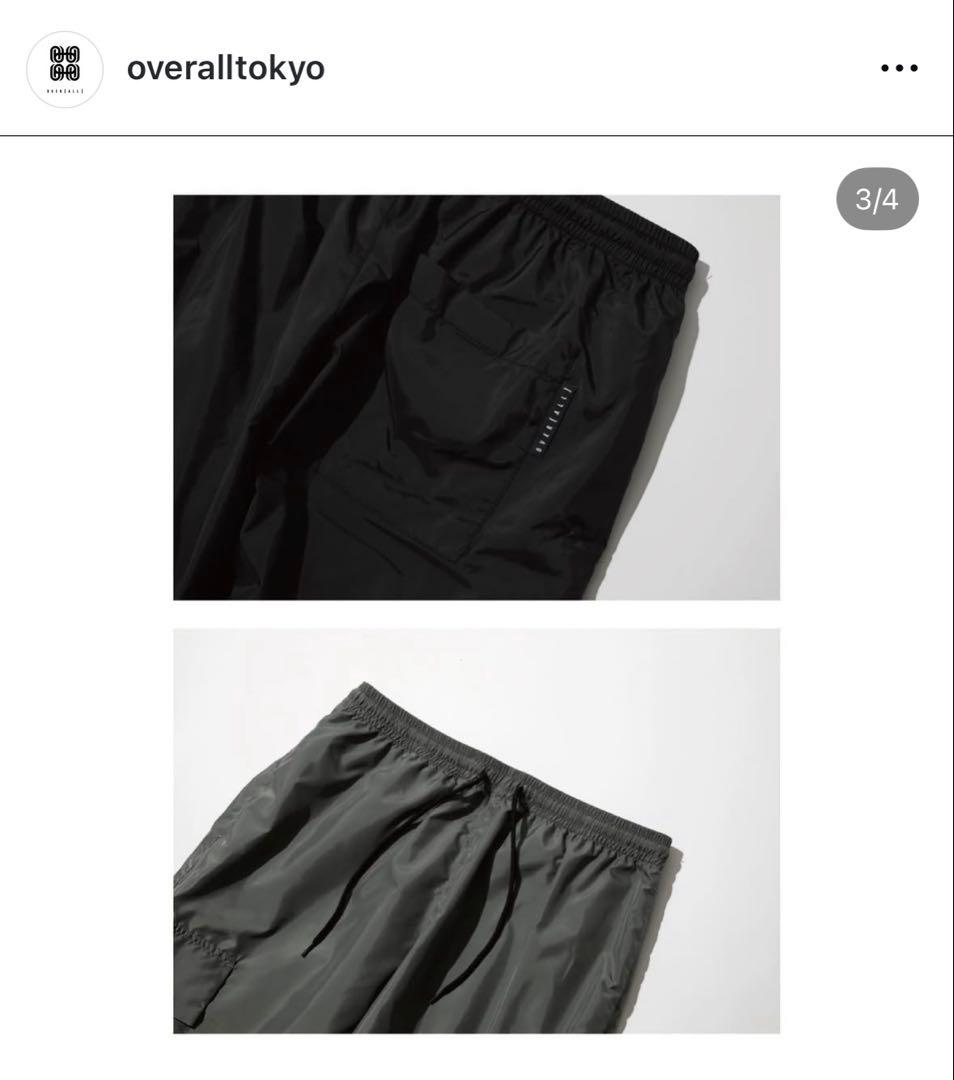 over all tokyo ナイロンパンツ
