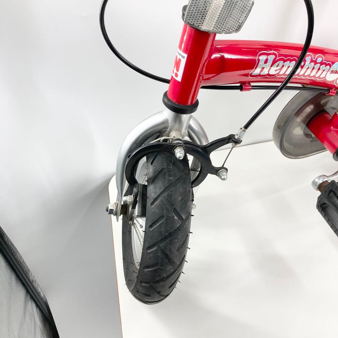 へんしんバイクS 赤 キッズ自転車 ペダル付 子供用 12インチ サドル傷あり