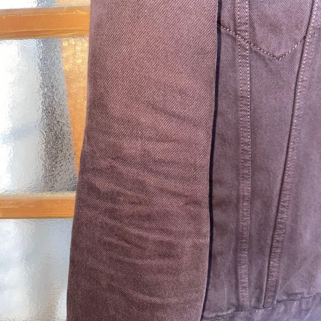 Levi's ダークブラウン デニムジャケット M