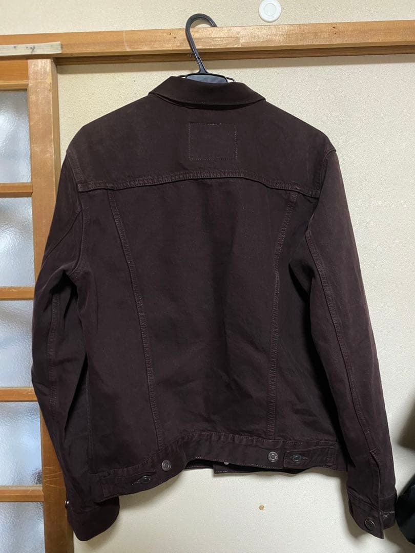 Levi's ダークブラウン デニムジャケット M