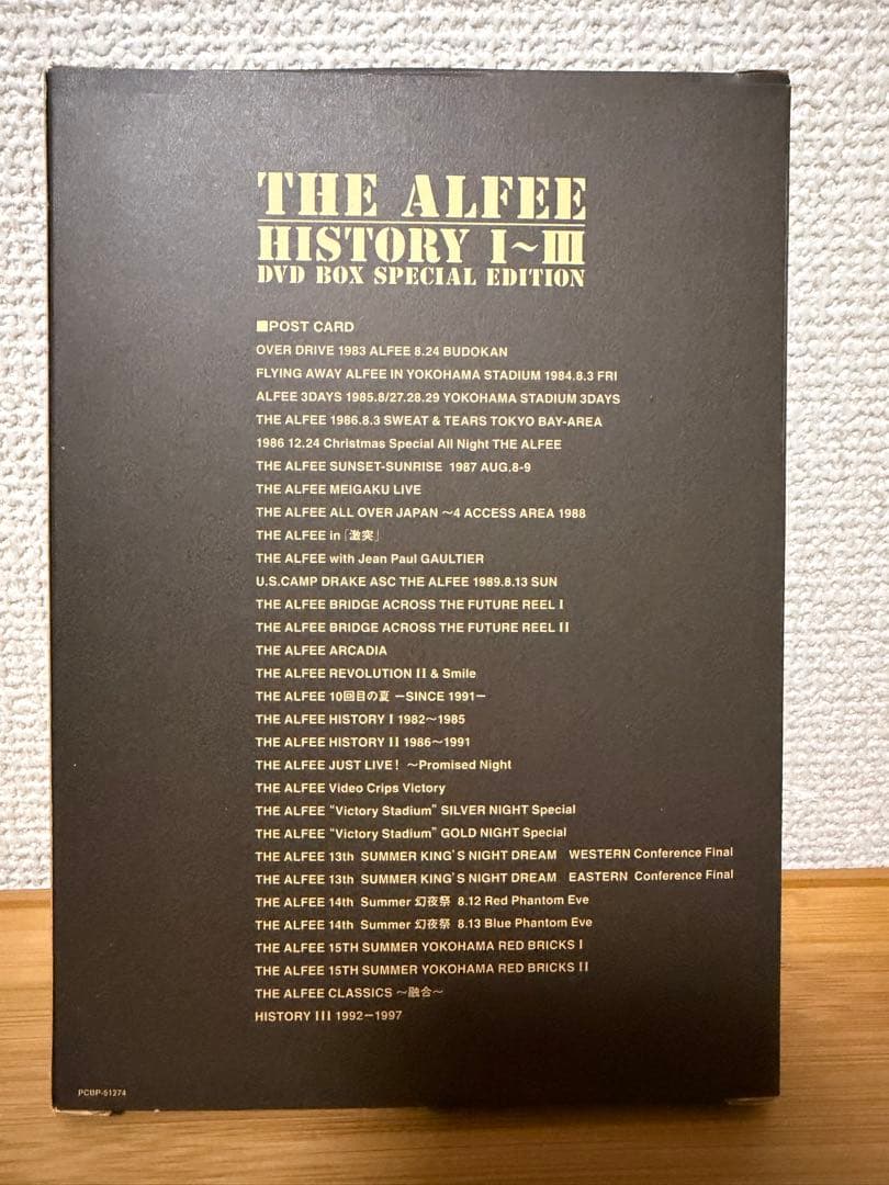 ミュージック THE ALFEE HISTORY I~III DVD BOX