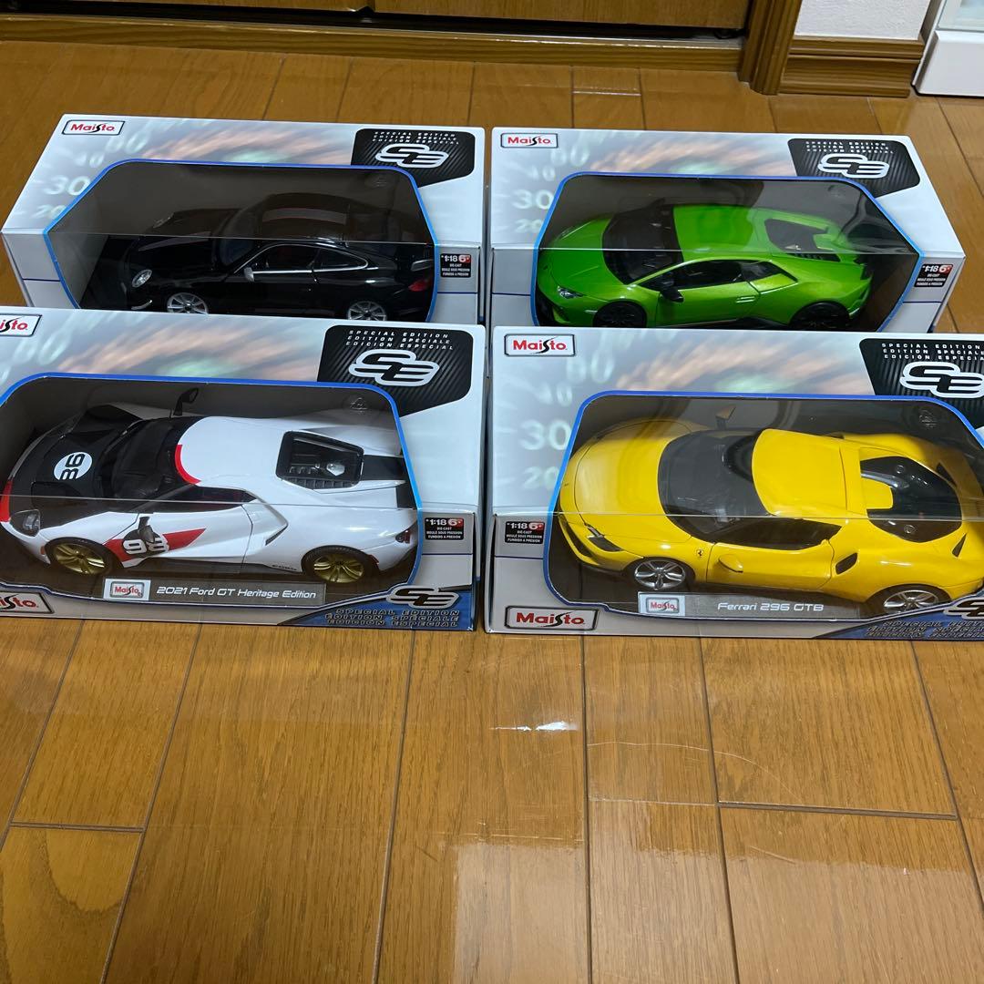 D*E様 Maisto 1/18ミニカーセット 4台