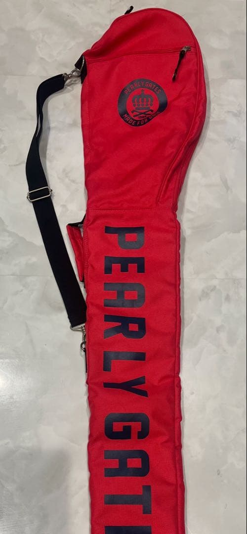 【美品✨】PEARLY GATES 赤 ゴルフバッグ
