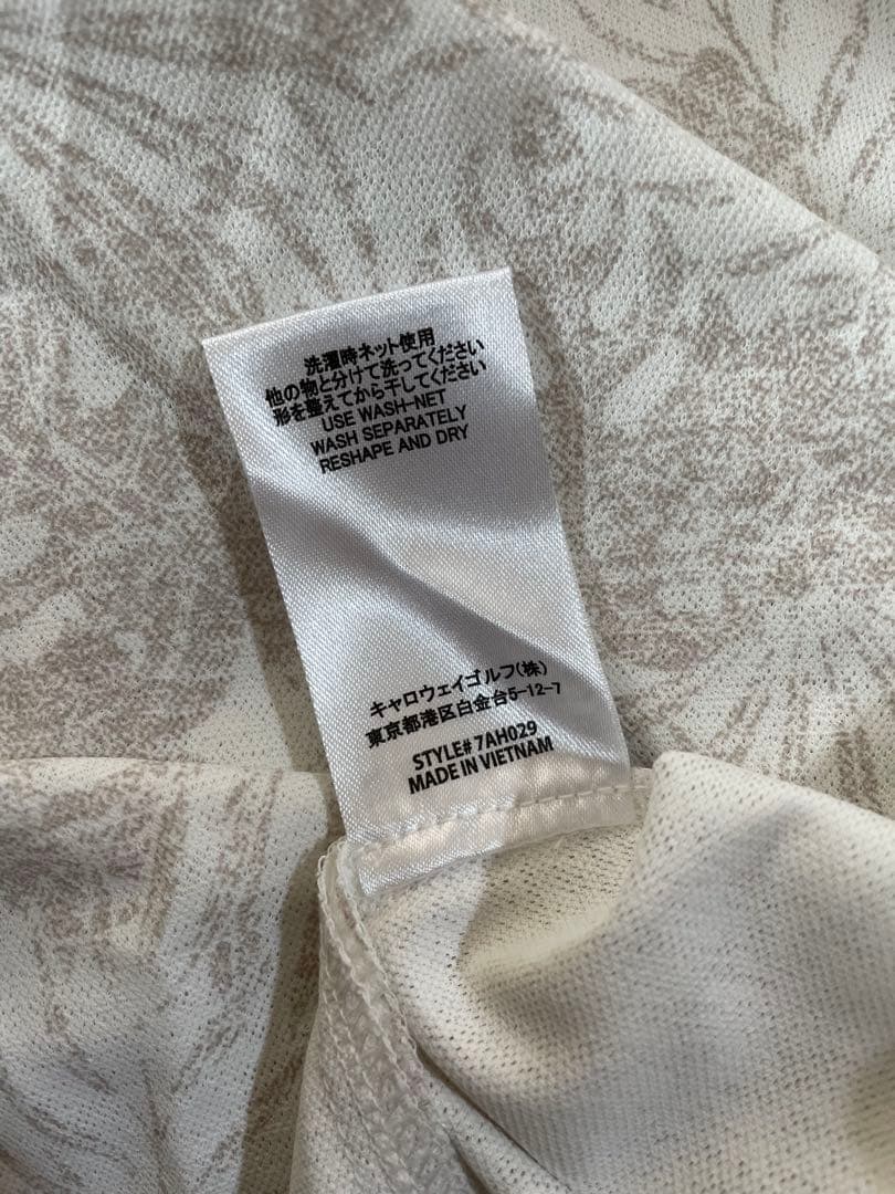 美品　Travis Mathew アロハ　ゴルフ　ポロシャツ　ボタニカル　リーフ
