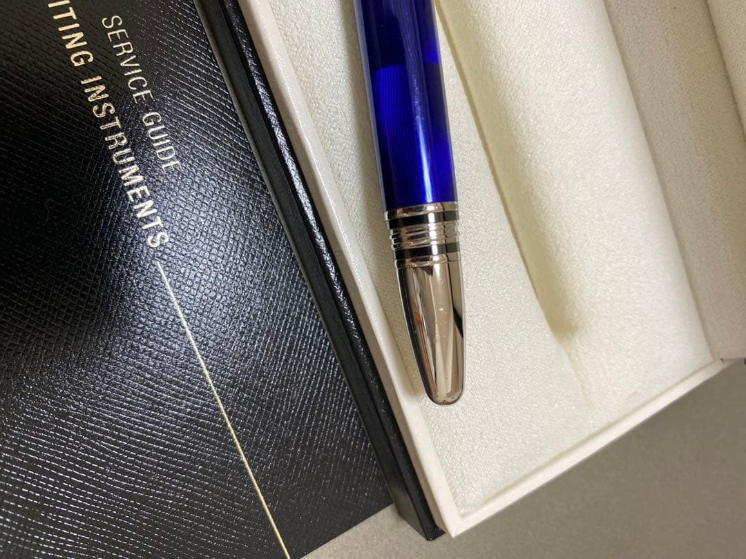 【レア】MONT BLANC 青　ボールペン