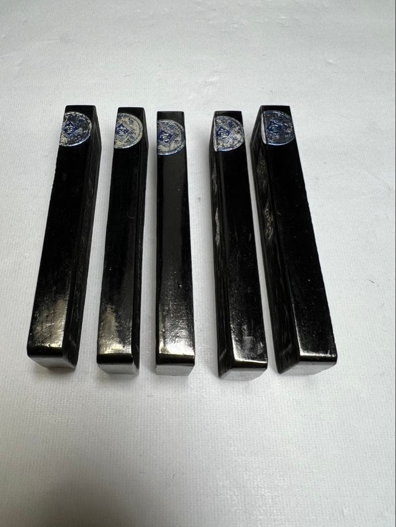 東京老舗高級油煙墨16gx5 超得！上級者書画