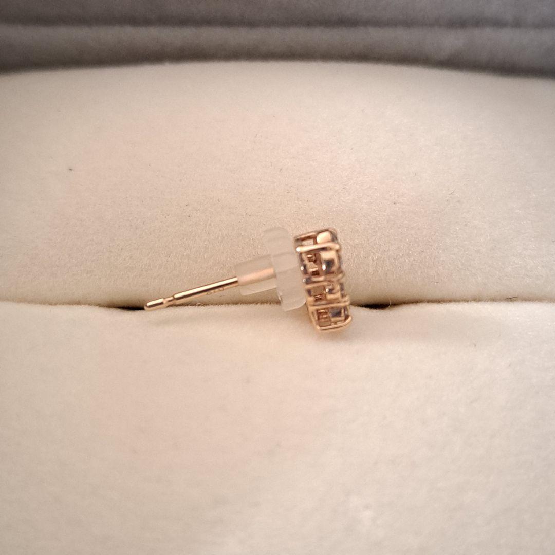 TAROK18 ハートダイヤモンド0.16ct ピアス 片方