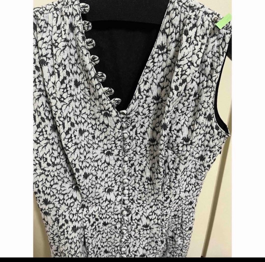 L’or L’AUBE BLANC Flower jacquard Dress