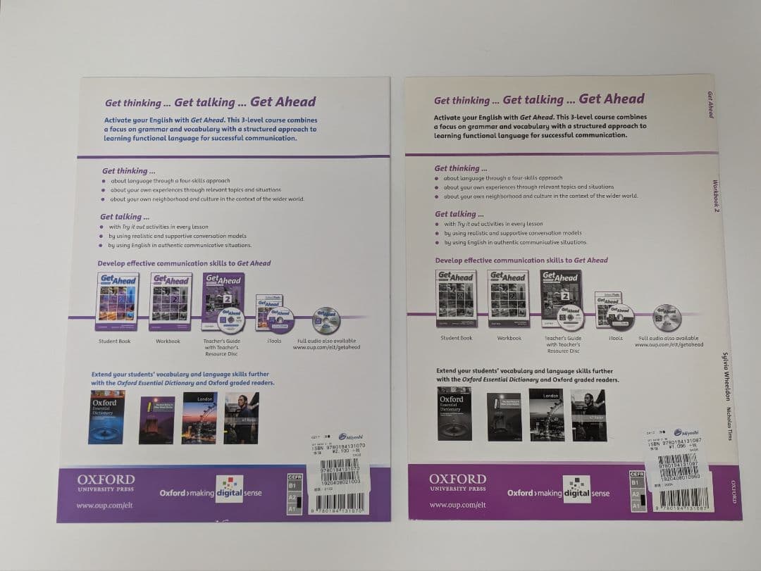 Get Ahead 英語学習 1-3 StudentBook Workbook