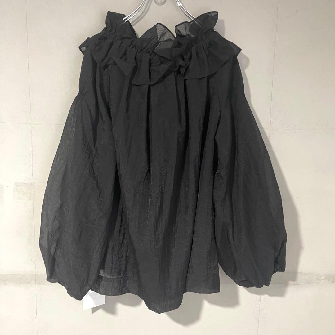新品タグ付き✨CELFORD セルフォード　スモックチェックブラウス　リボン