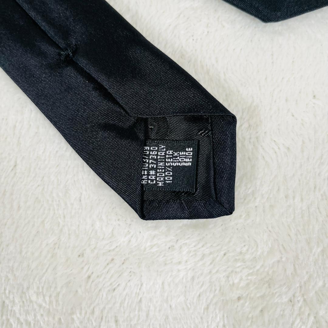 新品未使用 ARMANI エンポリオアルマーニ ネクタイ シルク ブラック