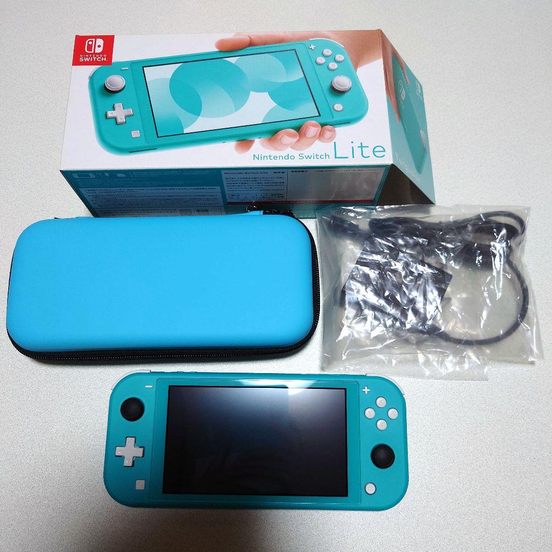 Nintendo Switch Lite ターコイズ　ケース付き