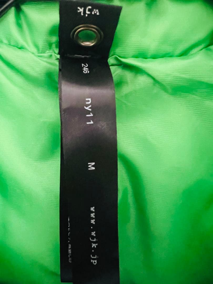 【美品】wjk ダウンベスト　M
