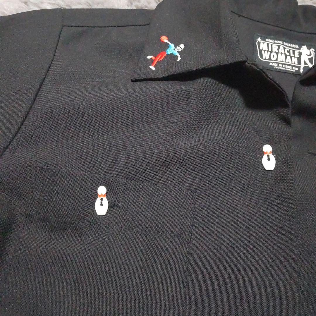 ミラクルウーマン ボウリングシャツ