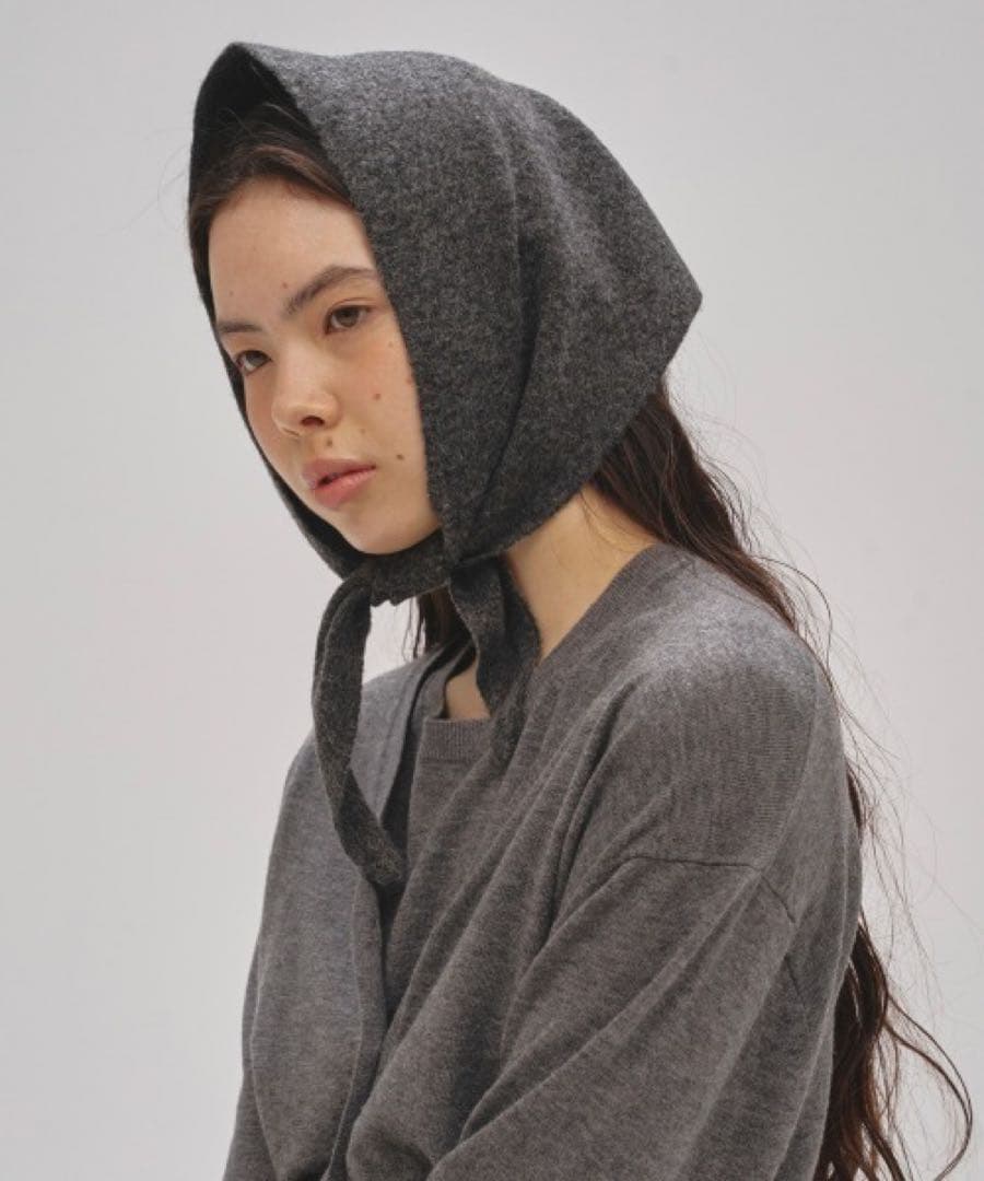 完売品　Soft Knit Scarf グレー