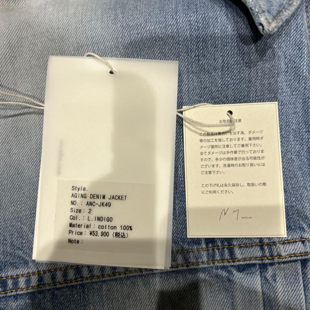 ANCELLM アンセルム 25SS デニムジャケット サイズ2