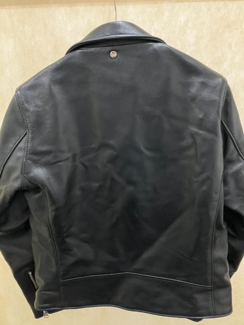 Schott 228US ラムレザーダブルライダースジャケット 40 ボア付き