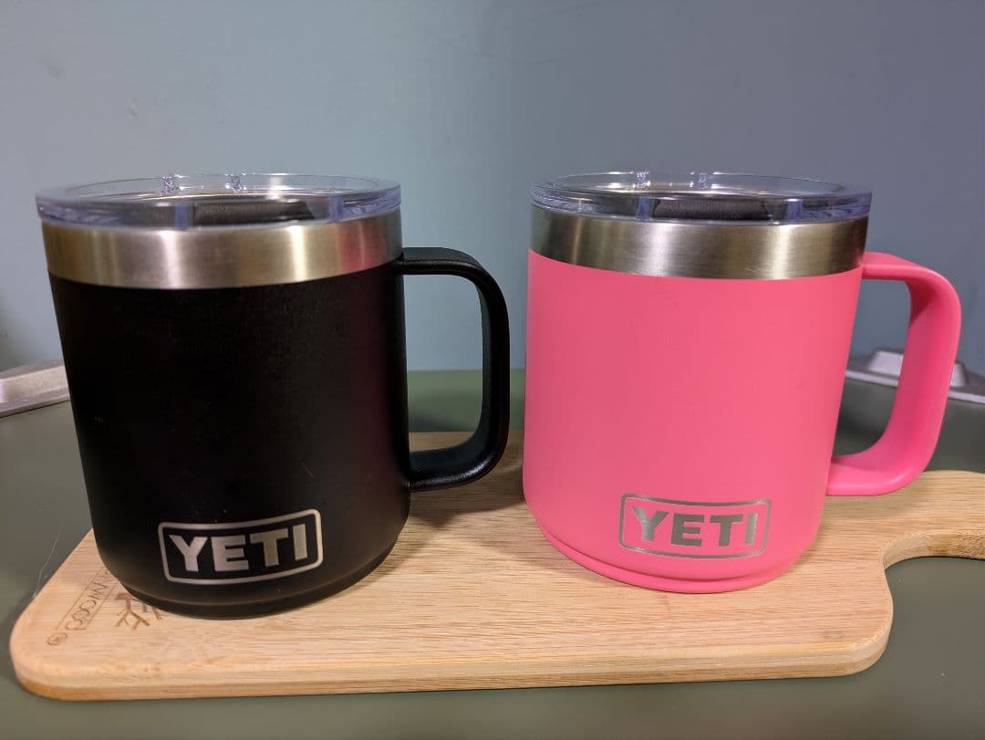 YETI 10oz スタッカブルマグデュラシップ　黒 ピンク セット