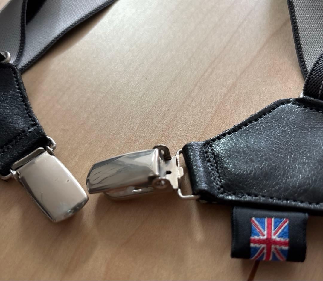美品　BOSTON サスペンダー　イギリス製　made in England