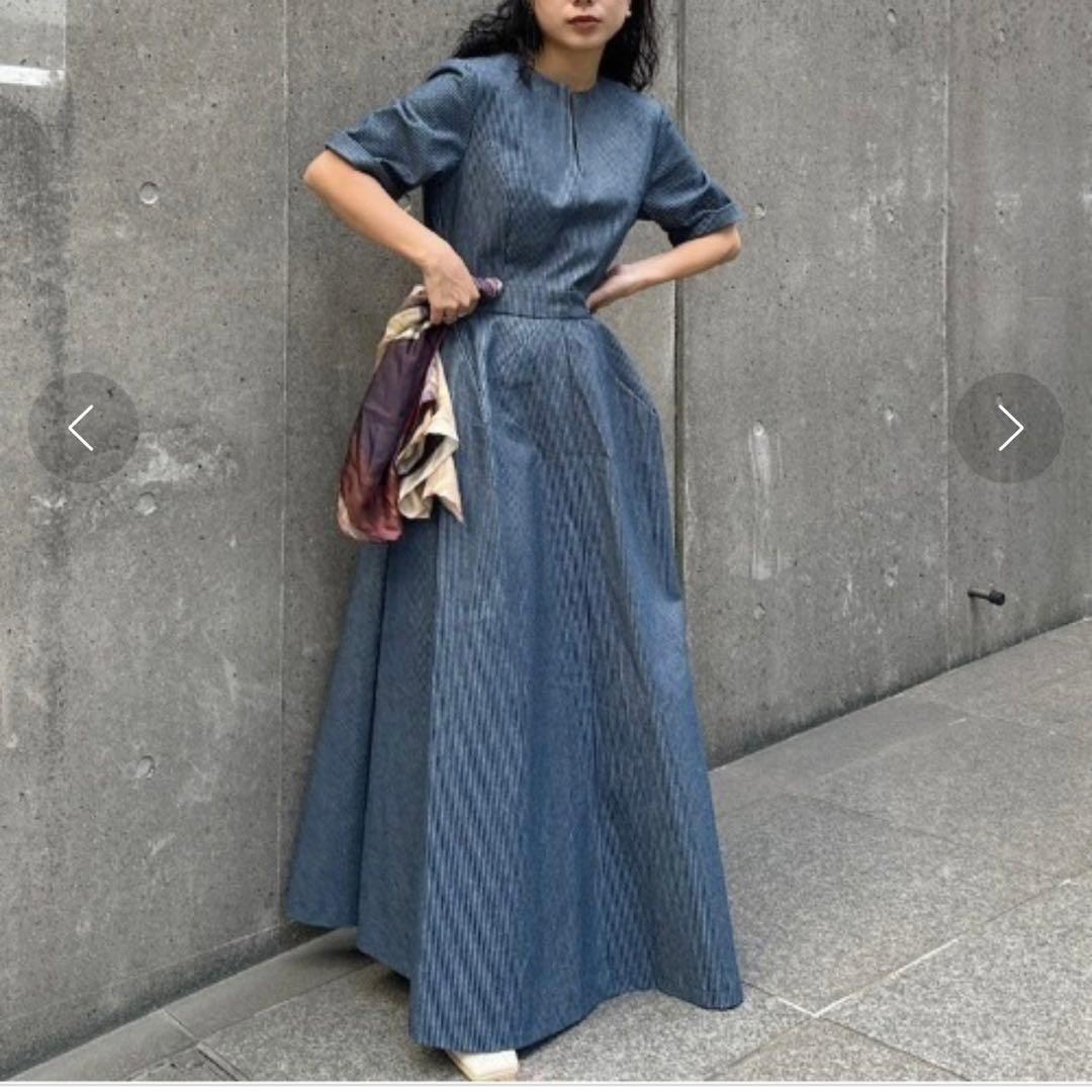 2024 アメリヴィンテージ DENIM DIMENSIONAL DRESS S