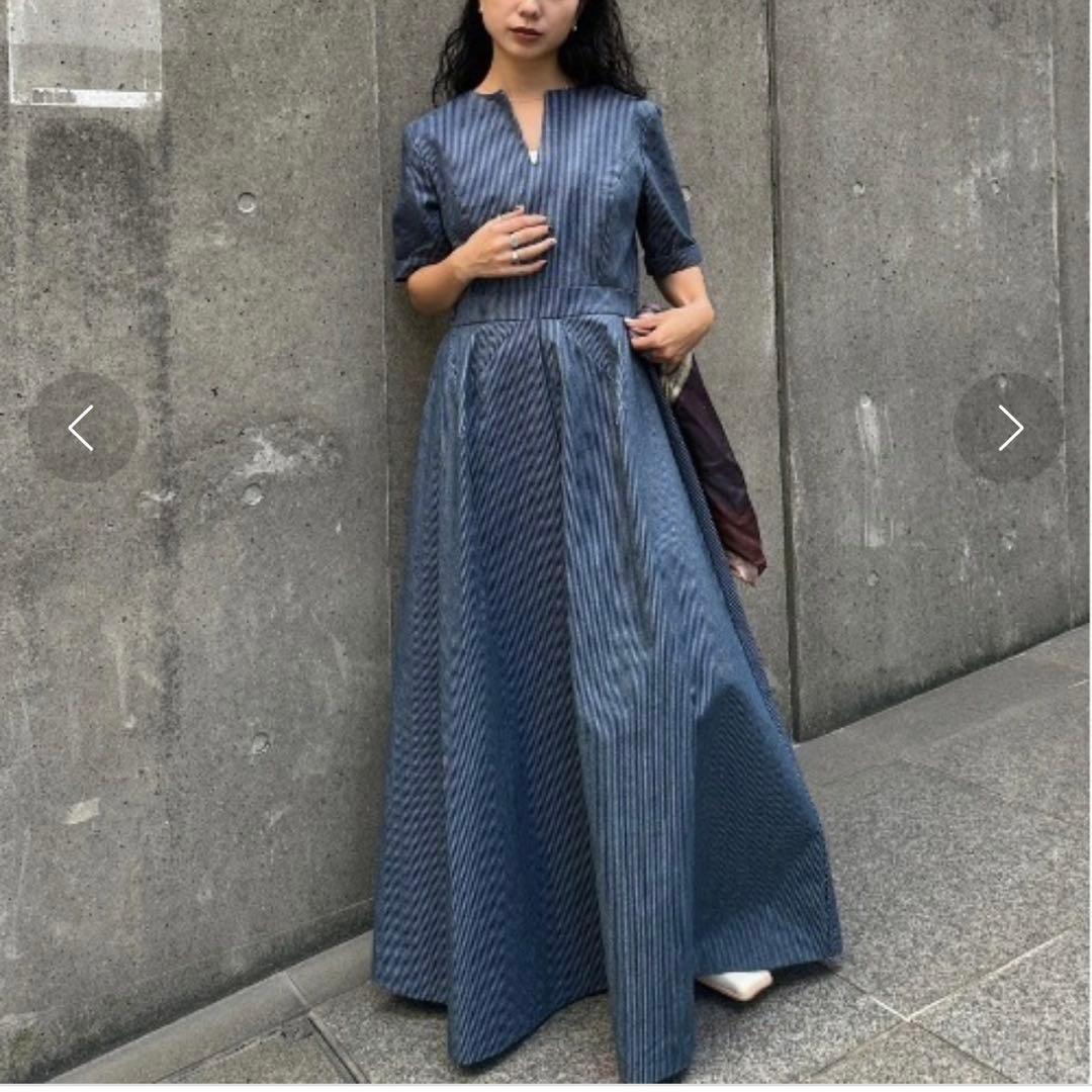 2024 アメリヴィンテージ DENIM DIMENSIONAL DRESS S