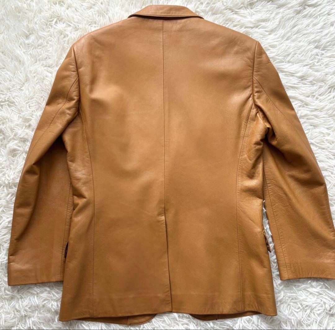 Lサイズ 羊革 Paul Smith ラムレザー テーラードジャケット　極美品