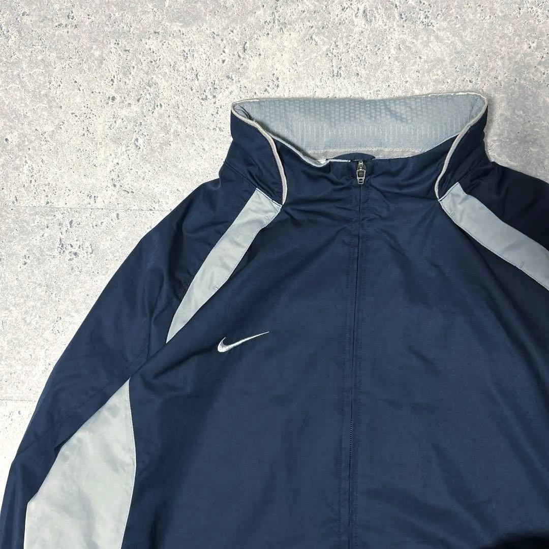 NIKE 00s ナイロンジャケット ウィンドブレーカー ネイビー XL