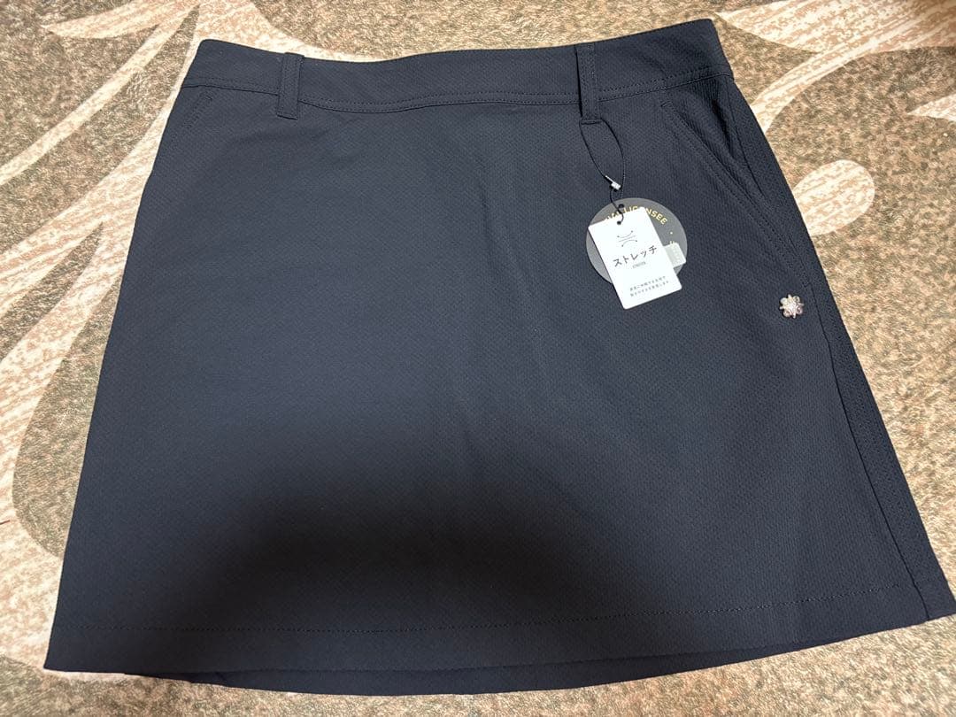 St Andrews ストレッチ春夏スカート　ブラック