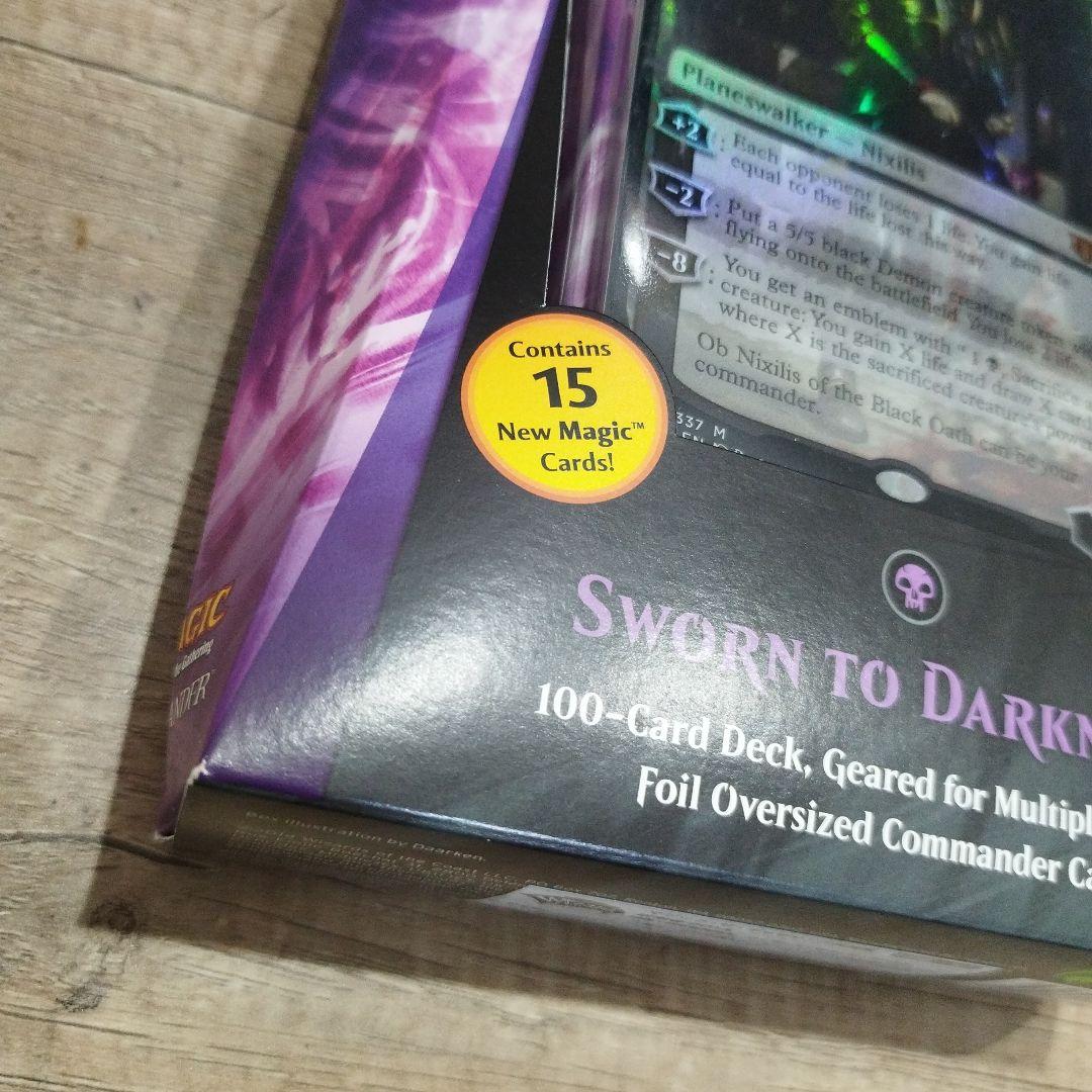 R*a様 英語版　magic 未開封　統率者デッキ　闇への宣誓