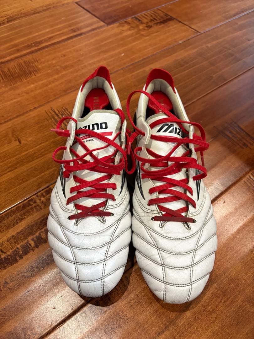 Mizuno サッカーシューズ・スパイク ホワイト/レッド