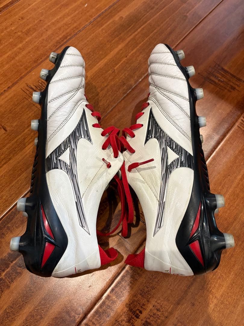 Mizuno サッカーシューズ・スパイク ホワイト/レッド