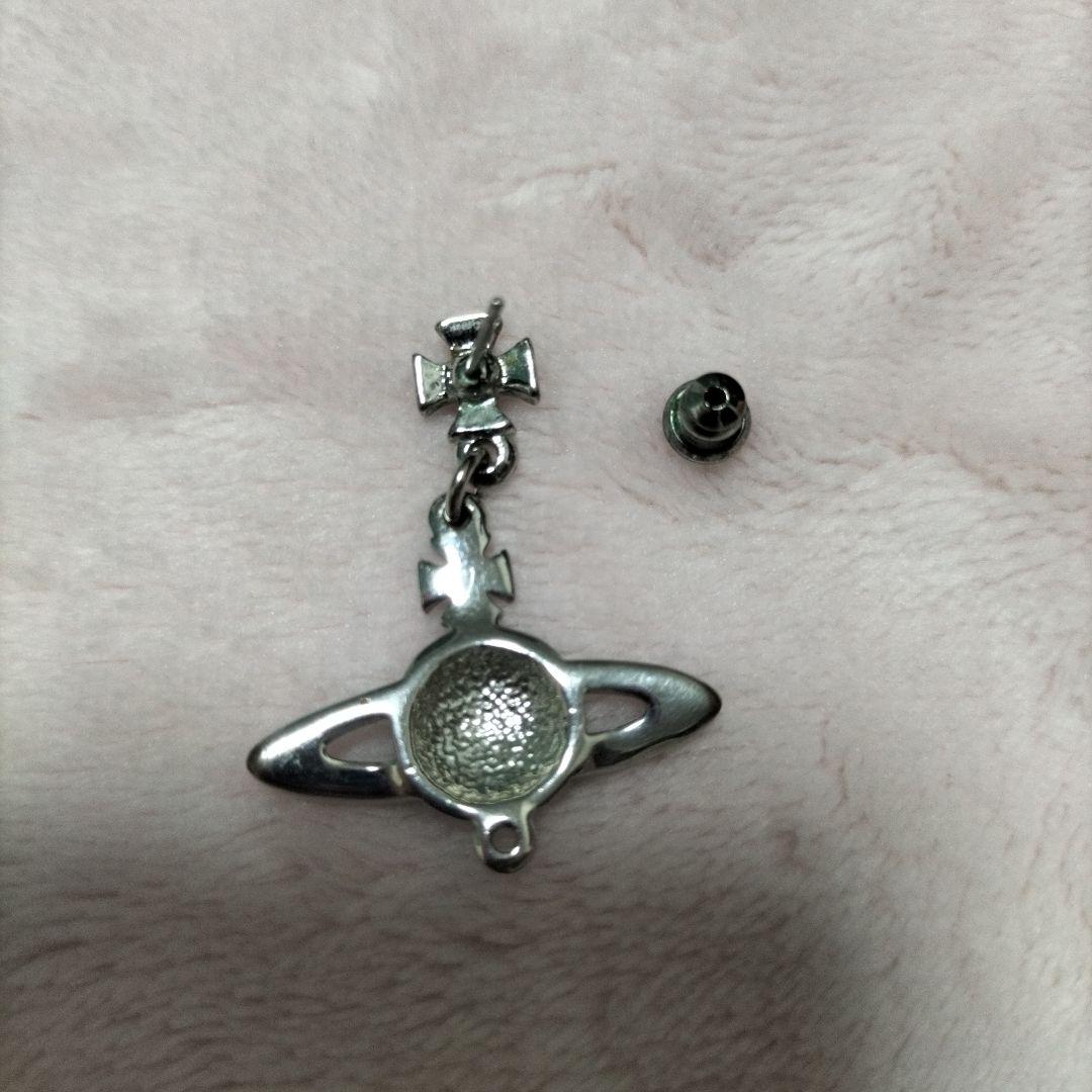 VivienneWestWood　土星モチーフ　シルバー　ピンク　ピアス　片耳用