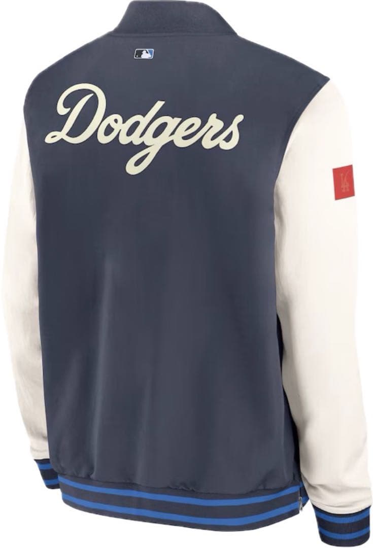 ★MLB★ドジャース★NIKE★選手着用モデル★ボンバージャケット★L」★