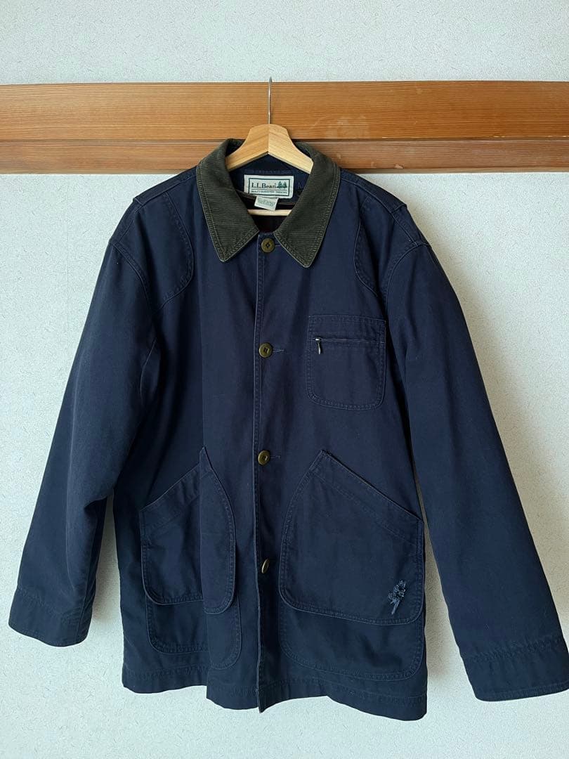 L.L.Bean ネイビー ウールライナーハンティングジャケット