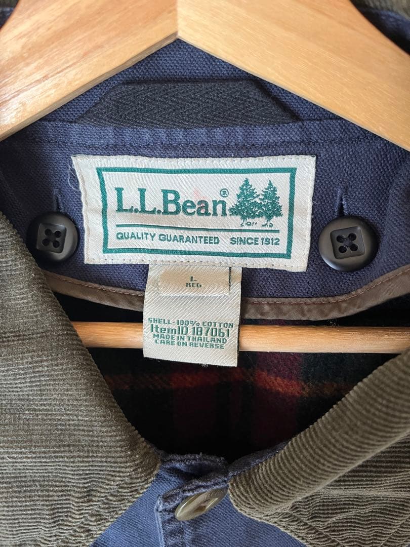 L.L.Bean ネイビー ウールライナーハンティングジャケット