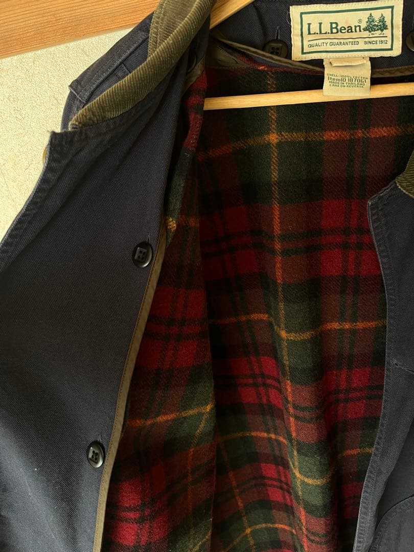L.L.Bean ネイビー ウールライナーハンティングジャケット