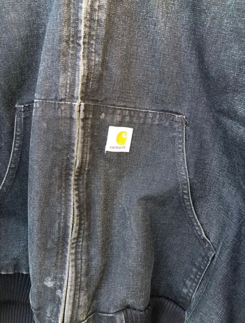 Carhartt アクティブジャケット キルティング フェードブラック